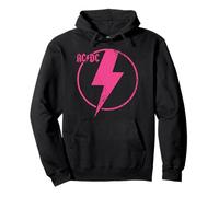 Offiziell AC/DC Pink Distressed Logo ACDC Pullover Hoodie