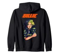 Offiziell Billie Eilish Cartoon Billie Design Kapuzenjacke