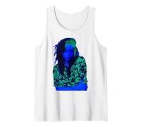 Offiziell Billie Eilish Neon Portrait Progressive Indie-Pop Tank Top
