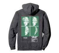 Offiziell David Bowie 1983 Concert Poster Music Pullover Hoodie, Unisex für Erwachsene, Anthrazit Meliert, S