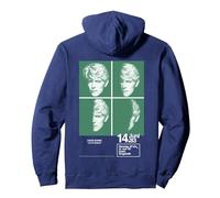 Offiziell David Bowie 1983 Concert Poster Music Pullover Hoodie, Unisex für Erwachsene, Marineblau, L