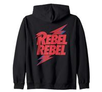 Offiziell David Bowie Music Rock Distressed Rebel rebel Kapuzenjacke