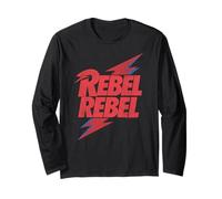 Offiziell David Bowie Music Rock Distressed Rebel rebel Langarmshirt