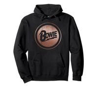 Offiziell David Bowie Music Rock Rose Gold Circle Pullover Hoodie