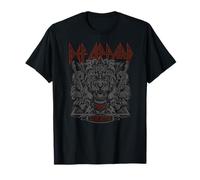 Offiziell Def Leppard Love Bites Tiger Guitar Music Band T-Shirt