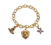 Offiziell lizenzierte Harry Potter Lumos Hufflepuff Crest Charm Armband
