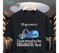 Offiziell lizenzierte Marke Disney, 230gT-Shirt, Disney, StarBaby, Stitch, gedruckte T-Shirts, lustige Designs, Outdoor-Sport, Straßenkleidung, Männer