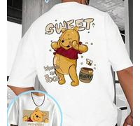 Offiziell lizenziertes Disney Winnie Puuh T-Shirt im lässigen Streetstyle, perfekt für den Alltag, bequem zu Hause, geeignet für Freizeitaktivitäten u
