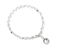 Offiziell lizenziertes Harry Potter Sterling Silber Charm Armband mit Swarovski-Kristall