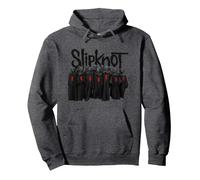 Offiziell Slipknot Choir Unsainted Song Nu Metal Band Retro Pullover Hoodie, Unisex für Erwachsene, Anthrazit Meliert, M