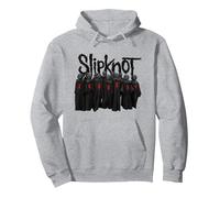 Offiziell Slipknot Choir Unsainted Song Nu Metal Band Retro Pullover Hoodie, Unisex für Erwachsene, Grau Meliert, L