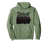 Offiziell Slipknot Choir Unsainted Song Nu Metal Band Retro Pullover Hoodie, Unisex für Erwachsene, Salbeigrün, L