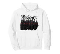 Offiziell Slipknot Choir Unsainted Song Nu Metal Band Retro Pullover Hoodie, Unisex für Erwachsene, Weiß, L