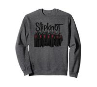 Offiziell Slipknot Choir Unsainted Song Nu Metal Band Retro Sweatshirt, Unisex für Erwachsene, Anthrazit Meliert, XL