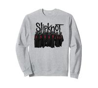 Offiziell Slipknot Choir Unsainted Song Nu Metal Band Retro Sweatshirt, Unisex für Erwachsene, Grau Meliert, XXL