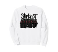 Offiziell Slipknot Choir Unsainted Song Nu Metal Band Retro Sweatshirt, Unisex für Erwachsene, Weiß, M
