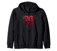 Offiziell Spiral Bleeding Heart Gothic Fantasy Kapuzenjacke