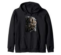 Offiziell Spiral Bone Finger Skeleton Gothic Fantasy Kapuzenjacke