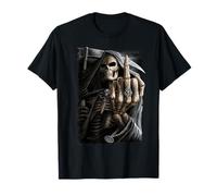 Offiziell Spiral Bone Finger Skeleton Gothic Fantasy T-Shirt