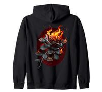 Offiziell Spiral Flaming Rose Gothic Fantasy Kapuzenjacke