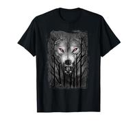 Offiziell Spiral Forest Wolf Gothic Fantasy T-Shirt