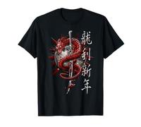 Offiziell Spiral Oriental Dragon Gothic Fantasy T-Shirt