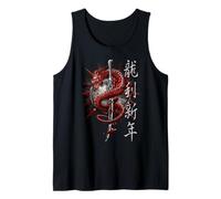 Offiziell Spiral Oriental Dragon Gothic Fantasy Tank Top