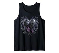 Offiziell Spiral Raven Heart Gothic Fantasy Tank Top