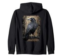 Offiziell Spiral Raven Wise Gothic Fantasy Kapuzenjacke