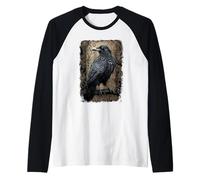 Offiziell Spiral Raven Wise Gothic Fantasy Raglan