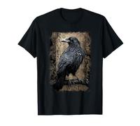 Offiziell Spiral Raven Wise Gothic Fantasy T-Shirt