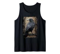 Offiziell Spiral Raven Wise Gothic Fantasy Tank Top