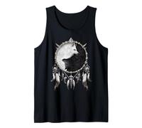Offiziell Spiral Wolf Chi Yin Yang Gothic Fantasy Tank Top