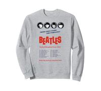 Offiziell The Beatles UK Tour 1964 Retro Band Pop Rock Sweatshirt