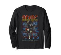 Offizielle AC/DC Blow Up Your Video Rockmusik Band Logo Langarmshirt