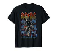 Offizielle AC/DC Blow Up Your Video Rockmusik Band Logo T-Shirt