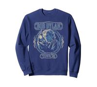 Offizielle Bob Dylan Tour 74 Sweatshirt, Unisex für Erwachsene, Marineblau, L