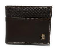 Offizielle Geldbörse von Real Madrid, 100 % legitimes Premium-Leder, fortschrittlicher RFID-Schutz, exklusive Gravur und moderner Stil, hochwertiges Geschenk für Herren., bunt, De mano, Klassisch