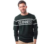 Offizielle Guinness Herren Knit Jumper Mit Weiß Guinness Text, Flaschen Grün, XXL