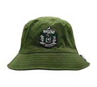 Offizielle Harry-Potter-Slytherin-Snapback-Baseballkappe mit Legenden-Symbol - Unisex | Verstellbare Kappe mit Schirm | Streetwear, Einheitsgröße, Khaki