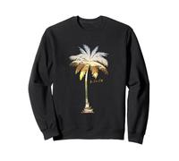 Offizielle I Live Life Marke Tropical Palm Tree Silhouette Sweatshirt