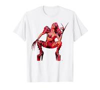 Offizielle Lady Gaga Chromatica T-Shirt, Herren, Weiß, L