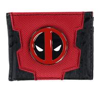 Offizielle lizenzierte Wunder Deadpool Anzug Metall Badge Logo Bi-Fold Wallet