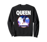 Offizielle Queen We Will Rock You Sweatshirt, Unisex für Erwachsene, Schwarz, M