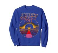 Offizielle Queens of The Stone Age Desert Sun Sweatshirt, Unisex für Erwachsene, Königsblau, M