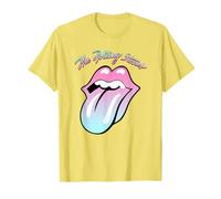 Offizielle Rolling Stones Gradient Zunge gelb T-Shirt
