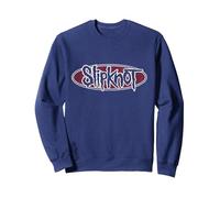 Offizielle Slipknot-Oberfläche Sweatshirt, Unisex für Erwachsene, Marineblau, XL