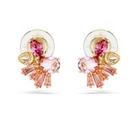Offizielle Website von Swarovski - Ohrclips, gemischter Schnitt, Blumen, Rose, vergoldet [offiziell importiert], Kristall, goldfarben, Zirkonia, kein Edelstein, ?????, Kristall, goldfarbenes Finish,