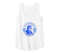 Offizieller Bob Dylan Mr. Tamburin Man Tank Top, Damen, Weiß, XL