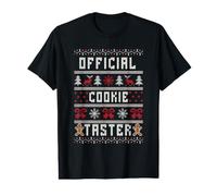 Offizieller Cookie Taster Christmas Sweater Holiday Baking Preisgünstiges Grafik-T-Shirt